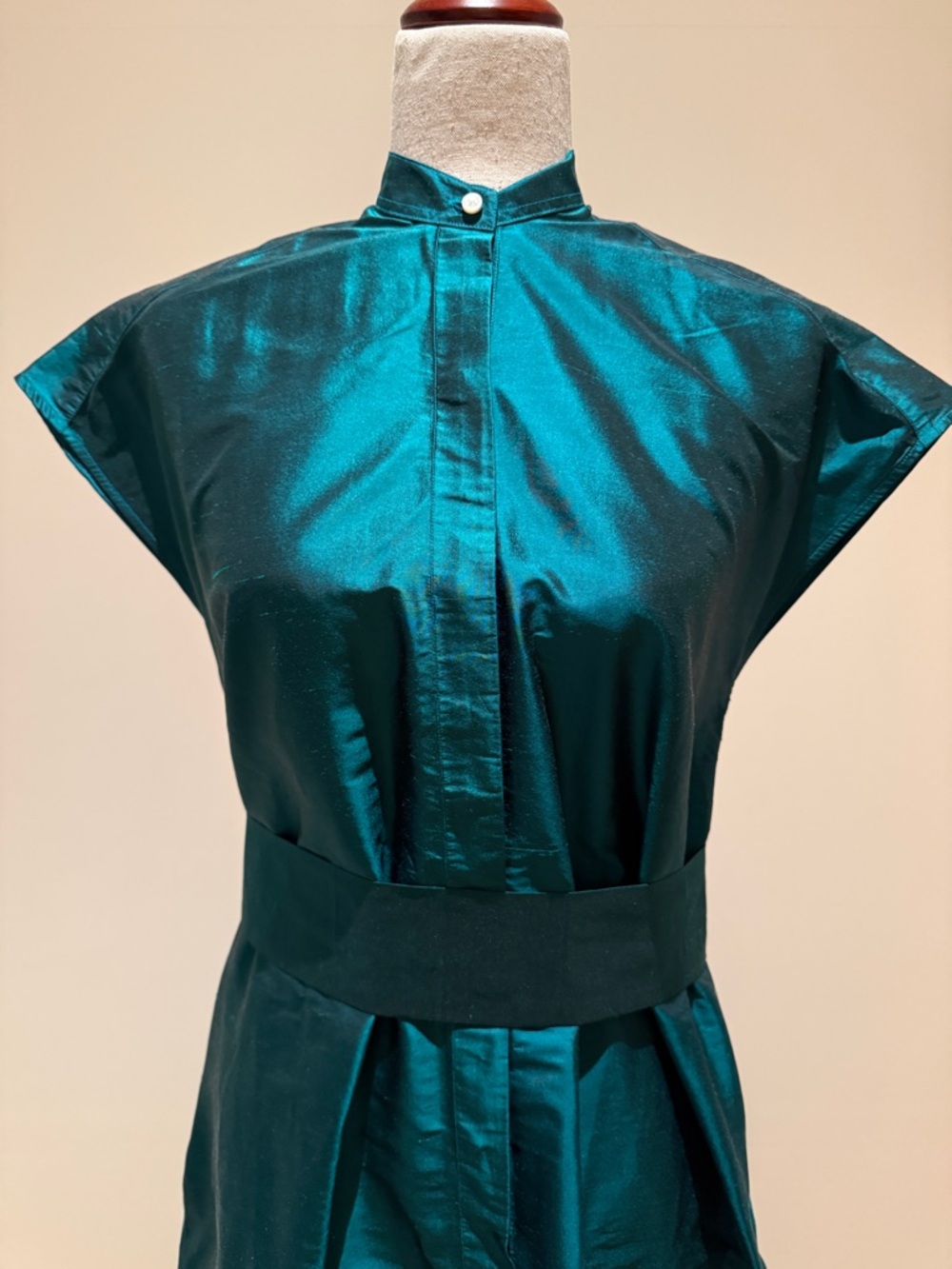 ANN MASHBURN Gianna Silk Shirtdress Dress - Picture 3 of 15